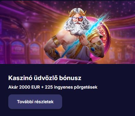 Igényeld az üdvözlő bónuszt és kezdj játszani 