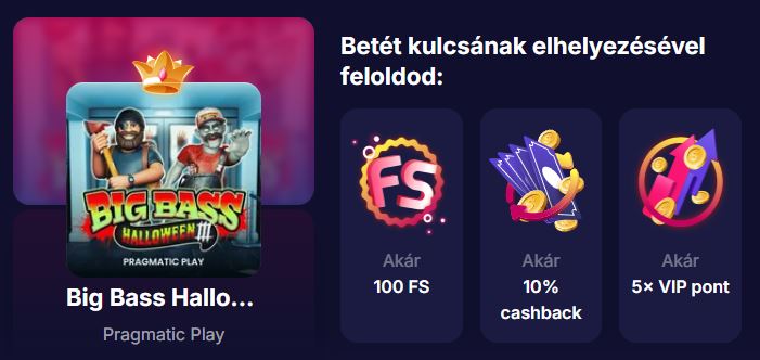 Helyezd el betétkulcsod és nyerj extra jutalmakat 